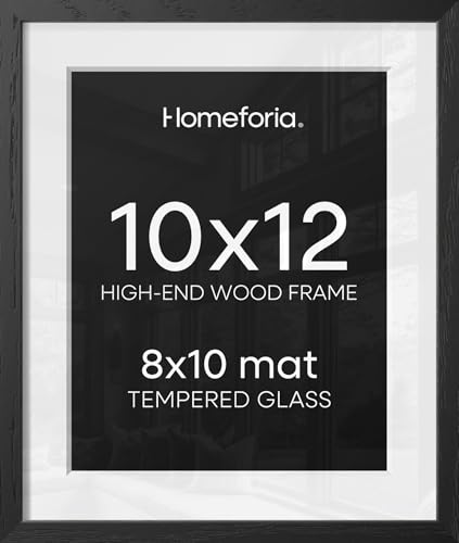 10x12 Black Oak Picture Frame