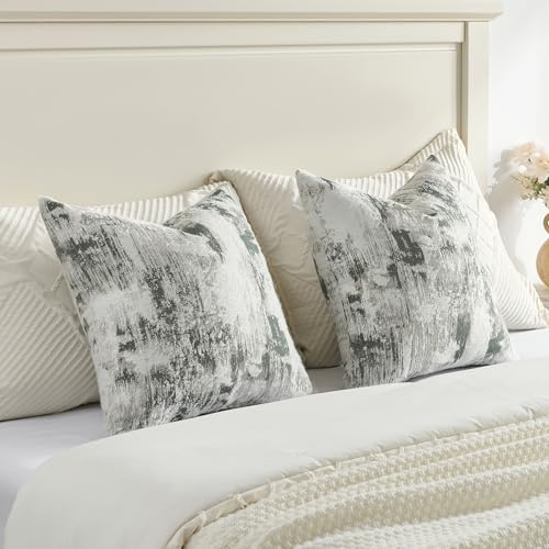 Pack of 2 Faux Cashmere Throw Pillow Covers 20x20 Inch (2 Count)