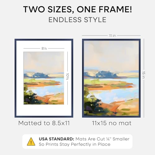 11x15 Blue Picture Frame