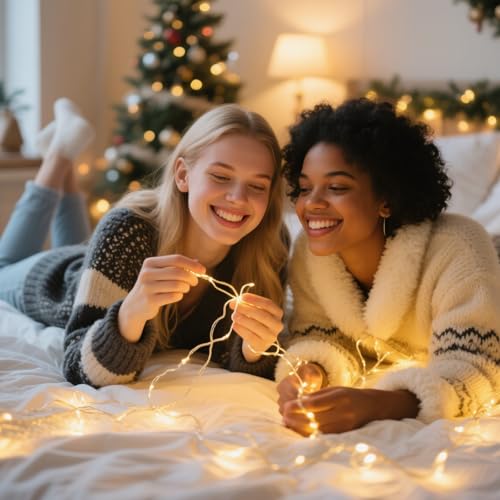 6 Pack Warm White Fairy Lights Battery Operated