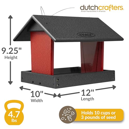 Poly Hanging Hopper Bird Feeder