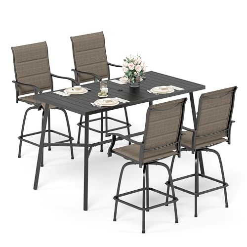 5 Piece Bar Height Outdoor Table and Chairs (5 Count)