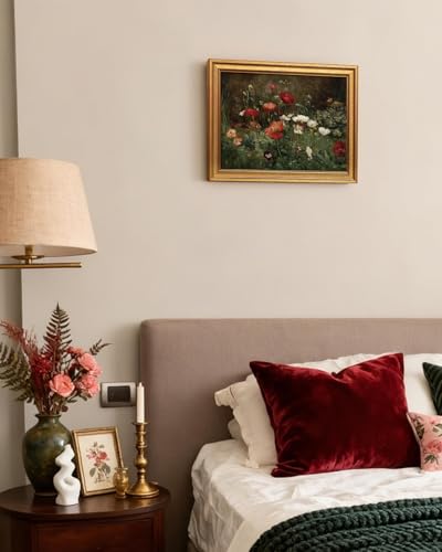 Vintage Gold Framed Wall Art for Living Room