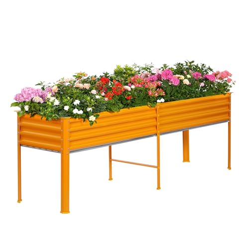 Galvanized Raised Garden Bed with Legs