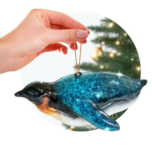 Hand Painted Beach Christmas Ornament