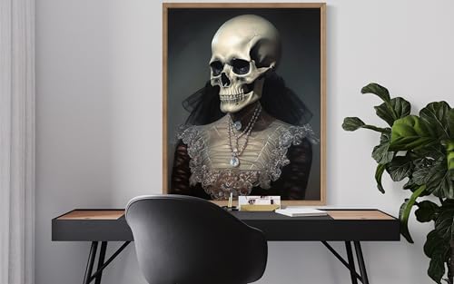Female Skull Poster Art Print