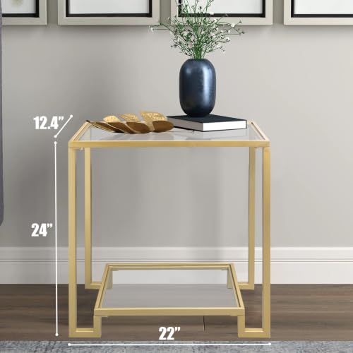 2 Tier Rectangle Side Table
