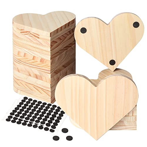 24 PCS Unfinished Wood Coasters