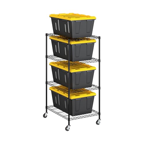 UltraDurable Heavy Duty NSF Solid Steel Wire Rack Storage Unit