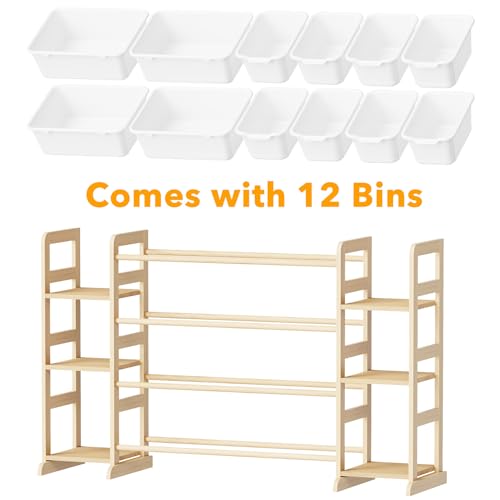 Toy Storage Organizer with 6 Shelves and 12 Bins (6 Count)