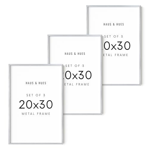 20x30 Silver Metal Picture Frames
