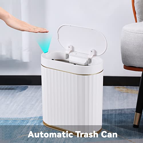 Bathroom Trash Can with Lid