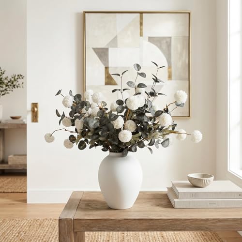 Artificial Floral Arrangements With Vase (10 Count)
