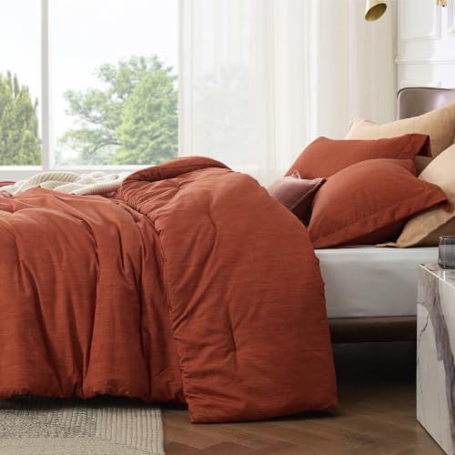 Orange Cal King Comforter Set