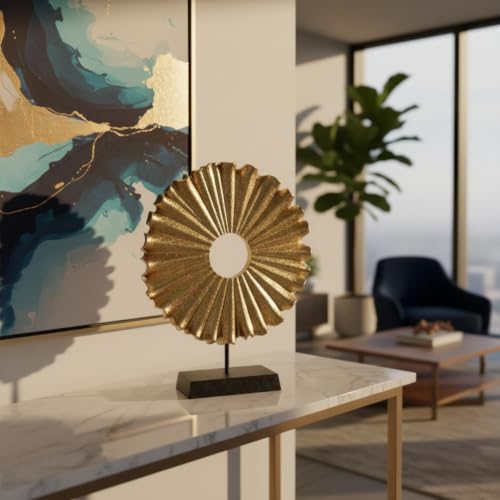 Modern Abstract Round Decorative Sculpture