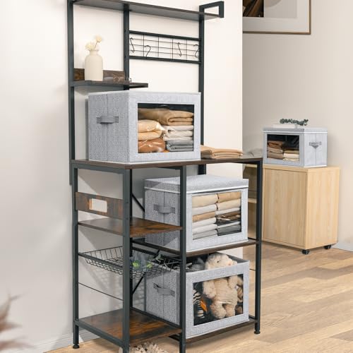 Storage Bins with Lids (3 Count)