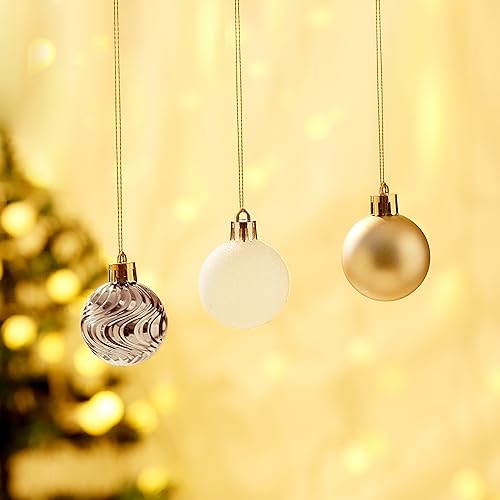 50pcs Shatterproof Christmas Ball Tree Ornaments (50 Count)
