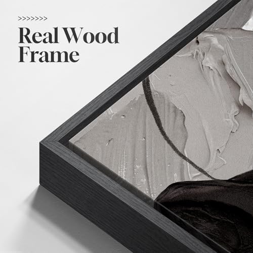 Large Framed Modern Abstract Wall Art for Living Room (3 Count)