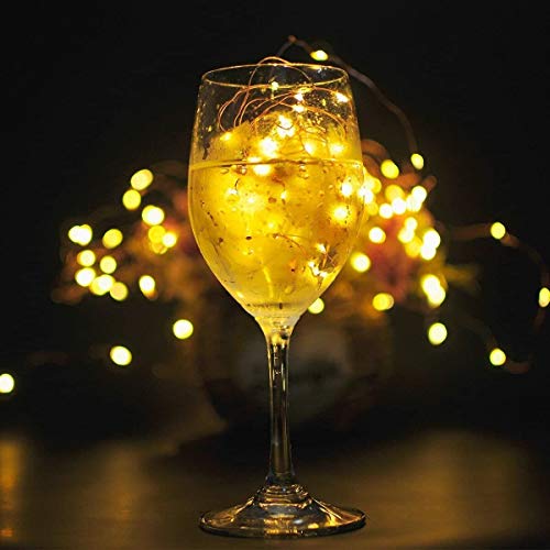 24Pack 20LED Wine Bottle Lights with Cork (24 Count)
