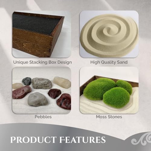 Wooden Stackable Zen Garden