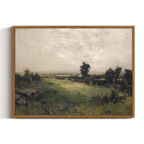 Framed Canvas Wall Art Vintage Decor