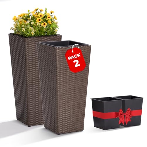 Wicker Planters