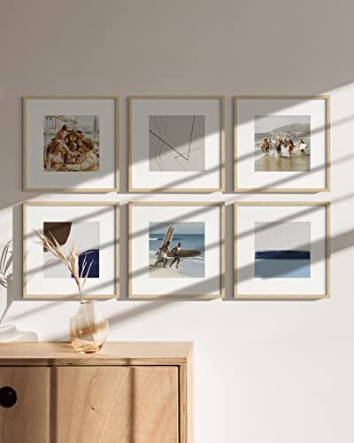 Beige Oak Wood 12x12 Picture Frames