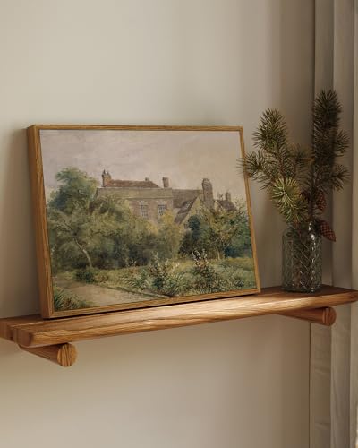 Framed Canvas Wall Art Vintage Decor