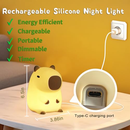 Capybara Night Light