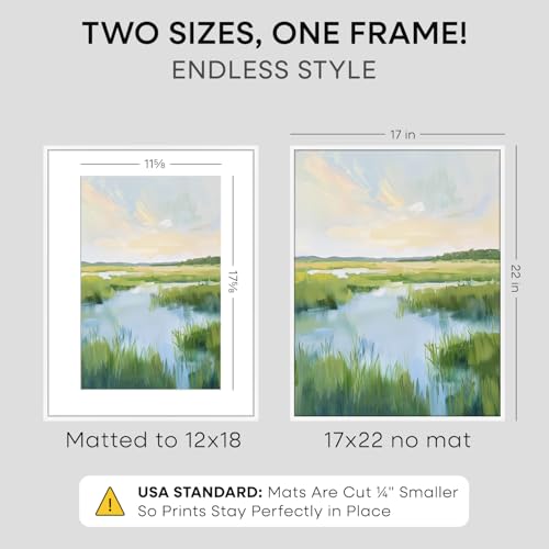 17x22 White Picture Frame (2 Count)