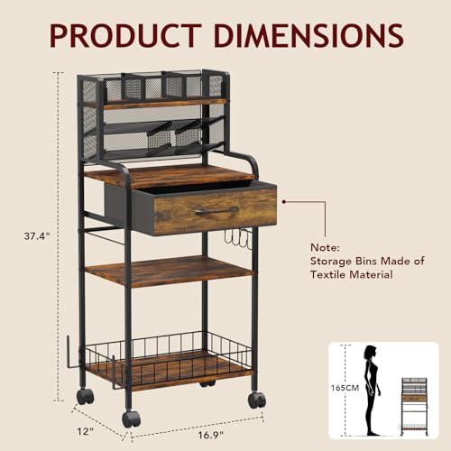 Art cart 3 Tier Rolling Cart
