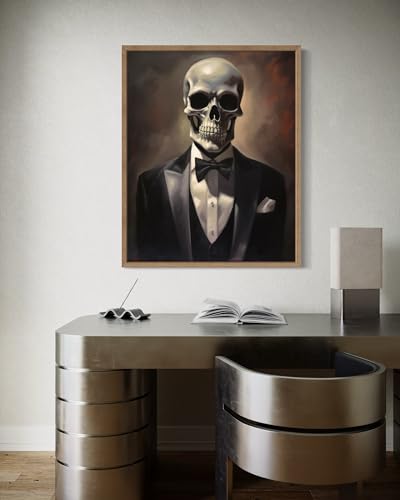Skull Portrait Poster Art Print