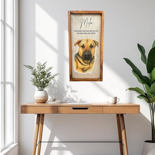 Dog photo Memorial photo Dog picture frame Animal picture frame Pet lost gift Gift for pet owner
