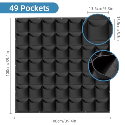 49 Pockets Hanging Planter Bags