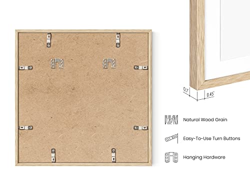 Beige Oak Wood 16x16 Picture Frames