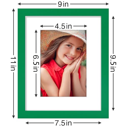 8x10 Picture Frames Set of 9 for Wall or Tabletop Display (9 Count)