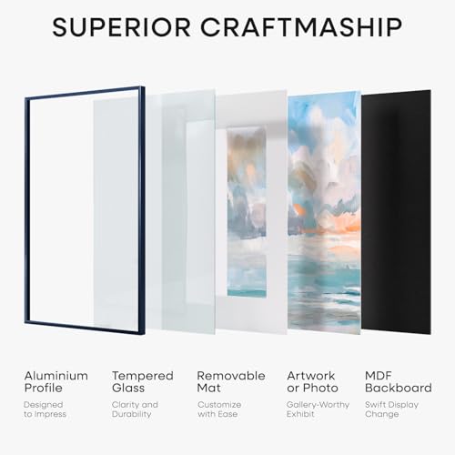22x28 Blue Poster Frame