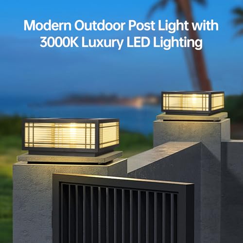Solar Post Lights for Outdoor Lamp Post Pillar Lamps