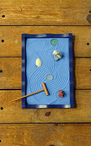 Mini Zen Garden Kit for Desk with Rake