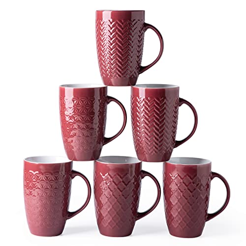 20 oz Large Coffee Mugs Set of 6 (6 Count)
