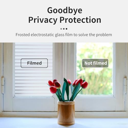 Window Privacy Film Blinds with Tools