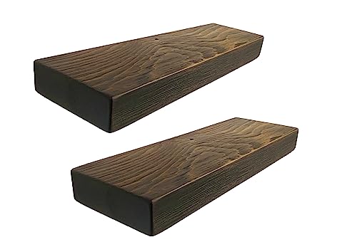 x2 36 Inch Wooden Floating Shelves for Wall (2 Count)