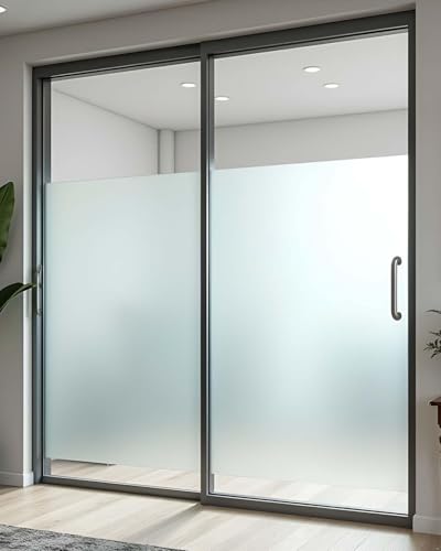 Frosted Glass Window Privacy Film with Tools