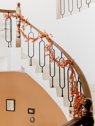 6FT Pumpkin Berry Garland
