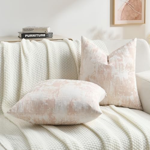 Pack of 2 Faux Cashmere Throw Pillow Covers 20x20 Inch (2 Count)