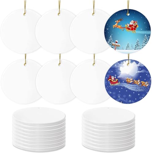 Sublimation Ceramic Ornaments (13.99 Count)