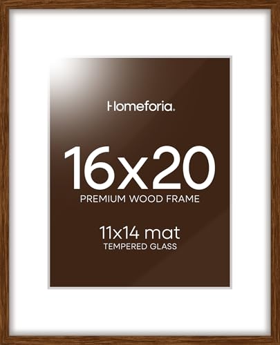 16x20 Brown Oak Picture Frame