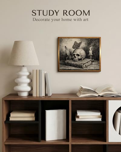 Halloween Wall Art Decor Gothic Skull Pictures