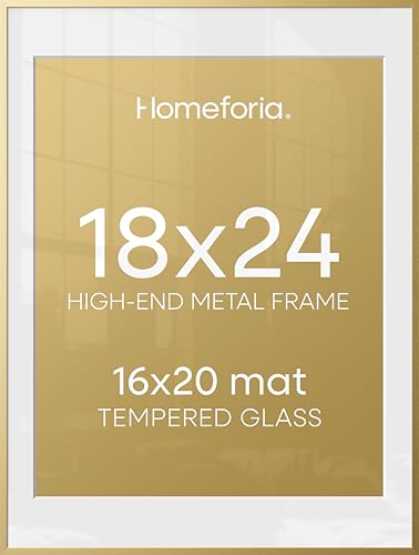 18x24 Gold Poster Frame