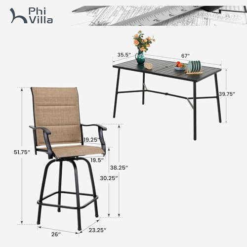 7 Piece Outoor Bar Dining Set High Top (7 Count)